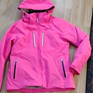 Women's Pink Hooded Jacket